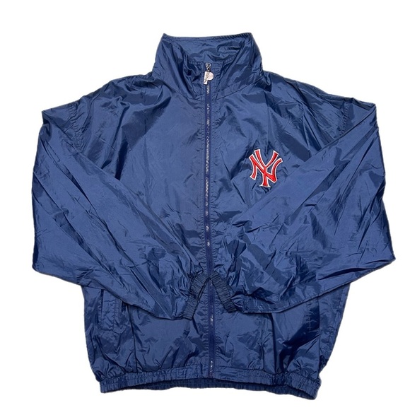 Pro Player Other - Vintage Pro Player Navy Windbreaker with Red and White NY Logo